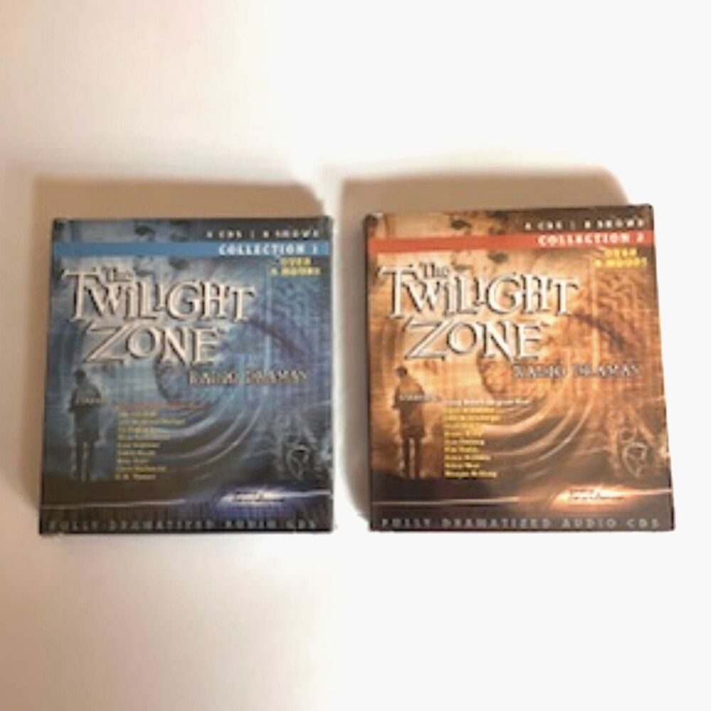 The Twilight Zone . Radio Dramas . Collections 1 & 2 (8) CD's . (16) Shows